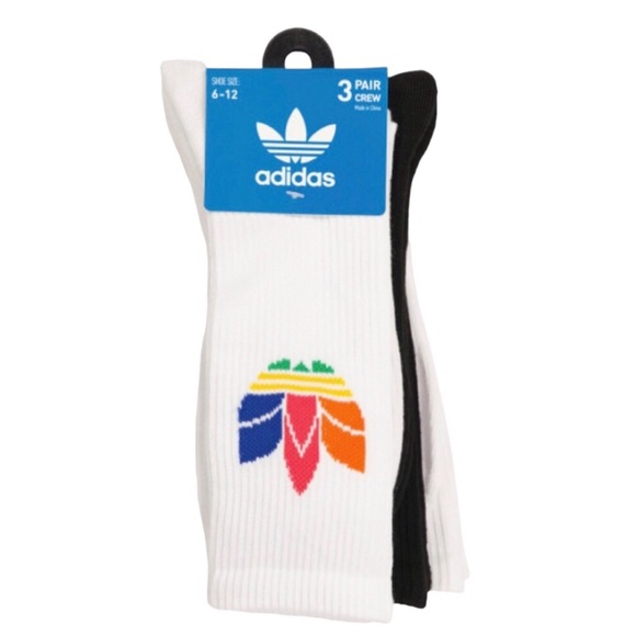 Adidas 3pk. Original Trefoil Crew Socks - Picture 4 of 4